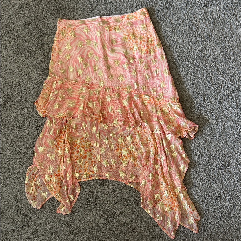 Floral Pink Women's Skirt